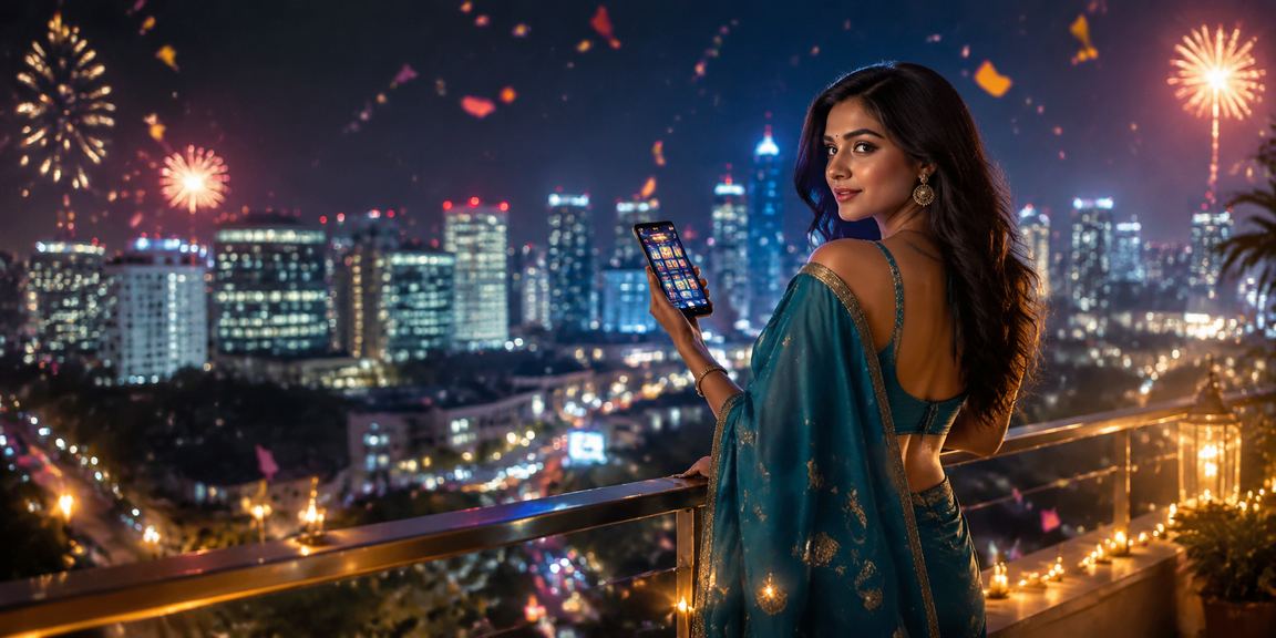 Indian player enjoying mobile casino games